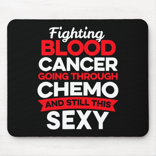 Spaß Krebs kämpfen Blutkrebs Patient Chemo Thor Mousepad (Vorne)