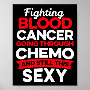 Spaß Krebs kämpfen Blutkrebs Patient Chemo Thor Poster