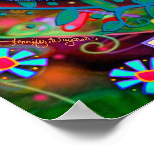 Spaß kreieren Sie Ihr Sonnenschein-Zitat-Inspirivi Poster (Ecke)