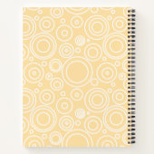 Spaß Kreis Muster Notizblock (Rückseite)