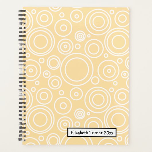 Spaß Kreis Muster Planer (Vorderseite)