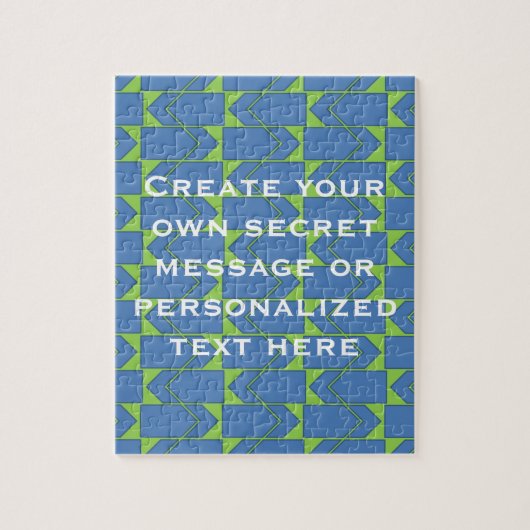 Spaß-kundenspezifisches Mitteilungs-Puzzlespiel Puzzle (Vertikal)