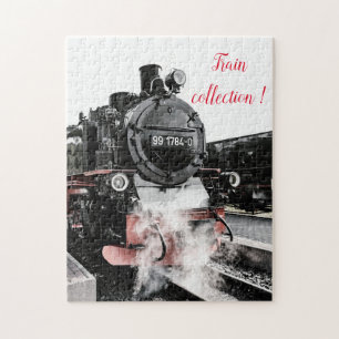 Spaß Kunst Zug Bild Familie Puzzle