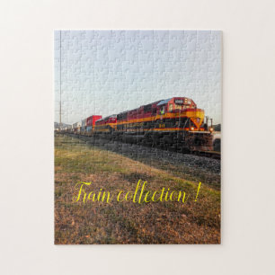 Spaß Kunst Zug Bild Familie Puzzle