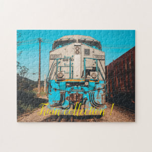 Spaß Kunst Zug Bild Familie Puzzle