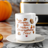 Spaß "Kürbisgewürz macht alles schön" Kaffeetasse