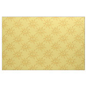 Spaß Lächeln Hand Sonnenschein über Orange gezogen Stoff (Fat Quarter (45,7 x 55,9 cm))