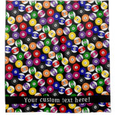 Spaß-Land-Art-kariertes Billard-Muster Duschvorhang (Vorderseite)