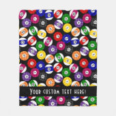 Spaß-Land-Art-kariertes Billard-Muster Fleecedecke (Vorderseite)