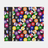 Spaß-Land-Art-kariertes Billard-Muster Fleecedecke (Vorderseite (Horizontal))