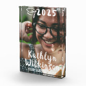 Spaß Lässiges Skript Einfaches Abschluss Fotoblock (Rechts)