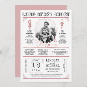 Spaß Lässiges und Niedliches-Foto Save The Date