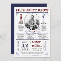 Spaß Lässiges und Niedliches Save the Date Foto