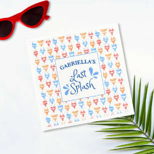Spaß "Last Splash" Thema Personalisierte Junggesel Serviette