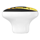 Spaß Laufende Pferdeknöpfe und -reißer Keramikknauf (Seitenansicht)