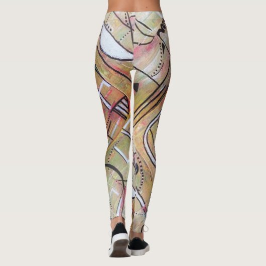 Spaß-Leggings Leggings (Rückseite)