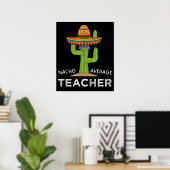 Spaß Lehrer Bewertung Spaß Nacho Durchschnitt Poster (Heimbüro)