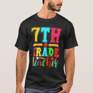 Spaß Lehrer der 7. Klasse zurück zum ersten Schult T-Shirt