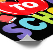 Spaß LehrerInnen SchülerInnen willkommen zurück zu Poster (Ecke)