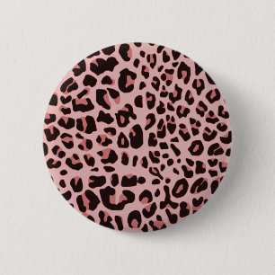 Spaß-Leopard-Druck Button