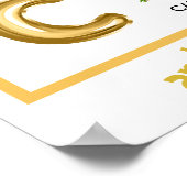 Spaß lernen Der Story Name von ABC Apple Banana Ca Poster (Ecke)