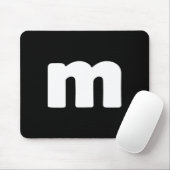 Spaß Letter M Gruppen Halloween Team Groups-Kostüm Mousepad (Mit Mouse)