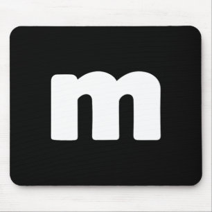 Spaß Letter M Gruppen Halloween Team Groups-Kostüm Mousepad