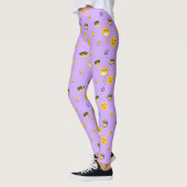 Spaß, Liebe, Lächeln, glückliche niedliche Emojis Leggings (Links)