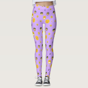 Spaß, Liebe, Lächeln, glückliche niedliche Emojis Leggings