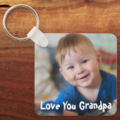 Spaß Liebe Sie Opa Foto Schlüsselanhänger (Vorderseite)