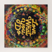 Spaß Liebe, was Sie tun Blumen Hübsche Inspiritivi Puzzle (Horizontal)