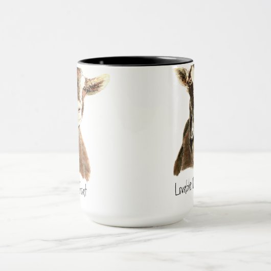 Spaß liebenswerte alte Ziege, Tier, Landtiere Tasse (Zentrum)