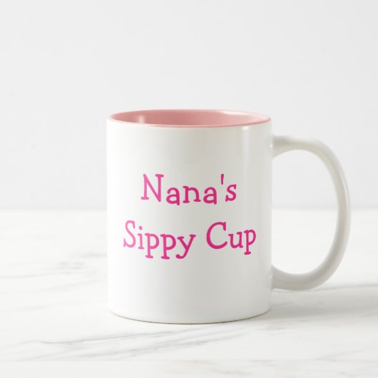 Spaß, Liebling! Nana's Sippy Cup Zweifarbige Tasse (Rechts)