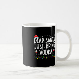 Spaß liebt Santa Bringen Sie Vodka Weihnachten Paj Kaffeetasse