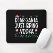 Spaß liebt Santa Bringen Sie Vodka Weihnachten Paj Mousepad (Mit Mouse)