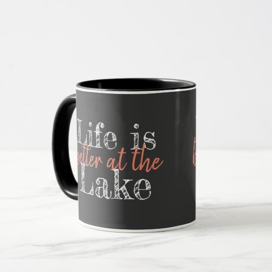 SPASS LIFE IST AM SEE BESSER | TASSE (Vorderseite Links)