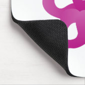 Spaß lila Oktopi Mousepad (Ecke)