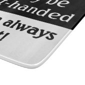 Spaß Links Menschen Schneidebrett (Ecke)