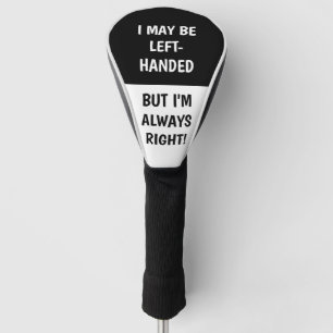 Spaß Links Menschen SCHWARZ-WEISS Golf Headcover