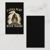 Spaß Lokomotivtrainotter Eisenbahn Visitenkarte (Vorne/Hinten)