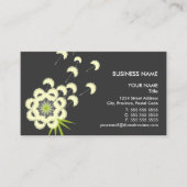 Spaß-Löwenzahn mit Blumen Visitenkarte (Vorderseite)