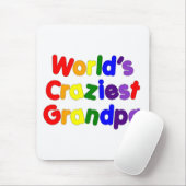 Spaß-lustige Großväter: Der verrückteste Großvater Mousepad (Mit Mouse)