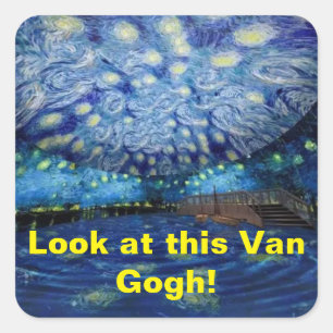 Spaß, lustiger Aufkleber für einen Lieferwagen