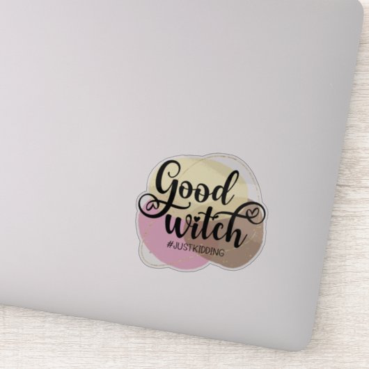 Spaß, lustiger Halloween-Zitat-Aufkleber Aufkleber (Detail)