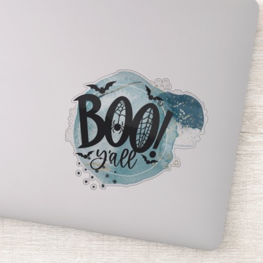 Spaß, lustiger Halloween-Zitat-Aufkleber Aufkleber (Detail)