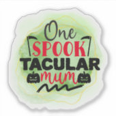 Spaß, lustiger Halloween-Zitat-Aufkleber Aufkleber (Vorderseite)