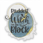 Spaß, lustiger Halloween-Zitat-Aufkleber Aufkleber (Vorderseite)