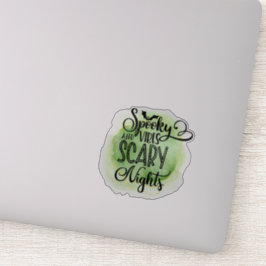 Spaß, lustiger Halloween-Zitat-Aufkleber Aufkleber