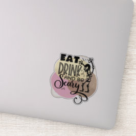 Spaß, lustiger Halloween-Zitat-Aufkleber Aufkleber