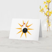 Spaß machen karte (Gelbe Blume)